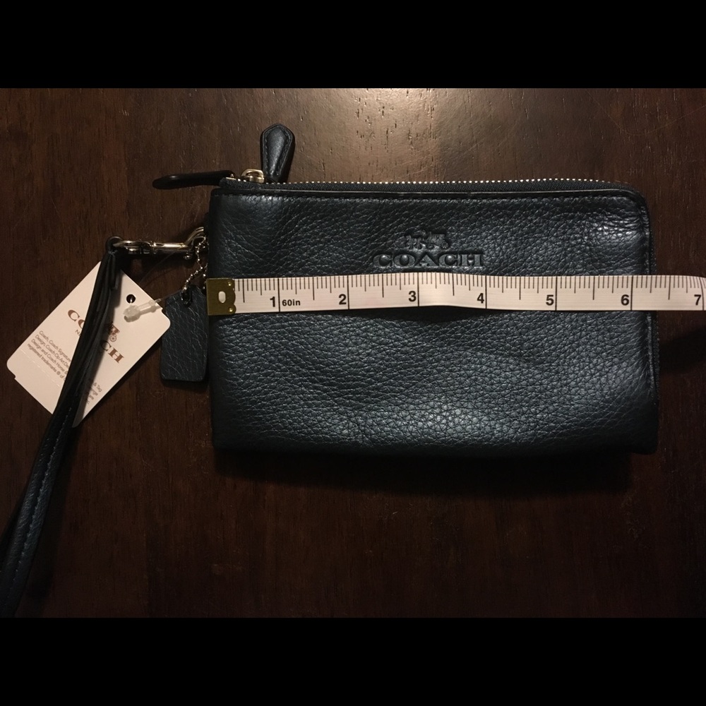Metallic Blue Purse - Picture 3 of 4